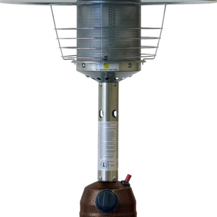 11000 BTU Bronze Steel Propane Cylindrical Pole Tabletop Patio Heater - Image 5