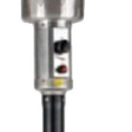 40000 BTU Black Steel Propane Cylindrical Pole Standing Patio Heater - Image 4