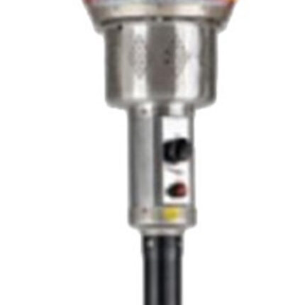 40000 BTU Black Steel Propane Cylindrical Pole Standing Patio Heater - Image 5