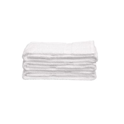 Set of Twelve White Cotton 15" X 25" Hand Towel Set - Image 3