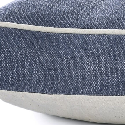 24" X 36" Stonewashed Blue Pillow Style Pet Bed With Removable Cover - Image 8