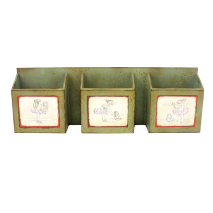 12" X 36" Green Wood Wall Decor - Image 3