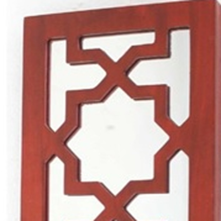 17" X 5" X 6" Red, Wooden Cross - Candle Holder Sconce - Image 4