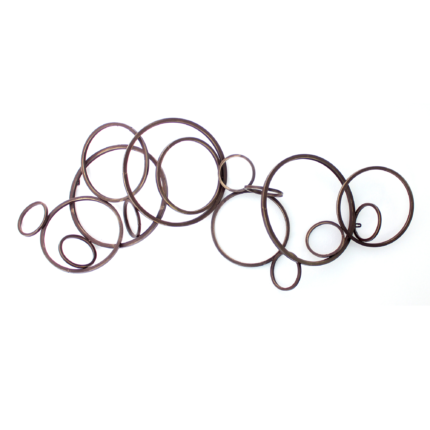 55" X 22" Bronze Metal Wall Decor - Image 3