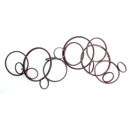 55" X 22" Bronze Metal Wall Decor - Image 4