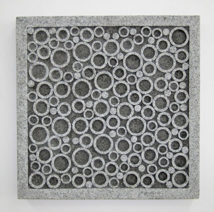 17" X 17" X 2" Brown Sandstone Square Bubble Design - Wall Decor - Image 3