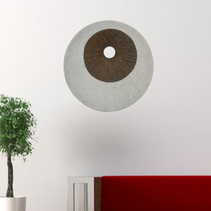 19" X 19" X 2.5" Grey And Brown Stone Wall Decor - Image 5