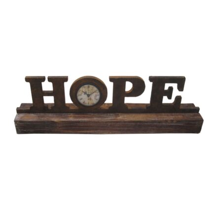 Brown Wood Decor Clock - Image 1