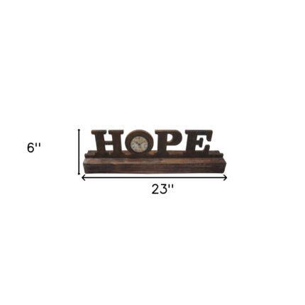Brown Wood Decor Clock - Image 8