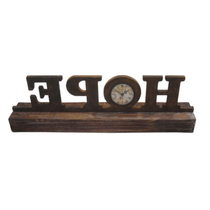 Brown Wood Decor Clock - Image 3