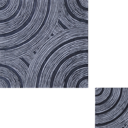 17" X 17" X 2" Gray, Lined Square - Wall Decor - Image 3