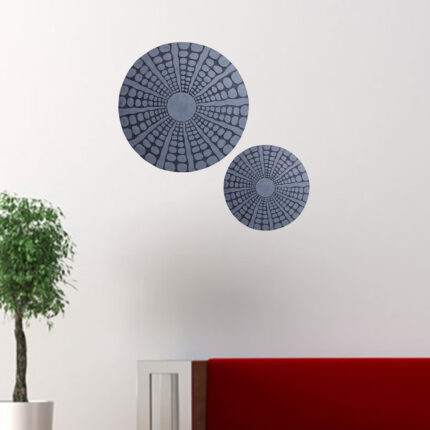 28" X 28" Gray Sandstone Round Wall Decor - Image 5
