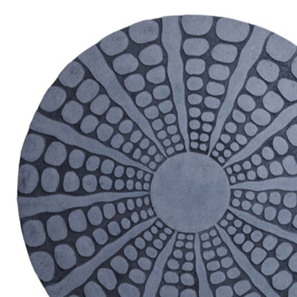 28" X 28" Gray Sandstone Round Wall Decor - Image 3