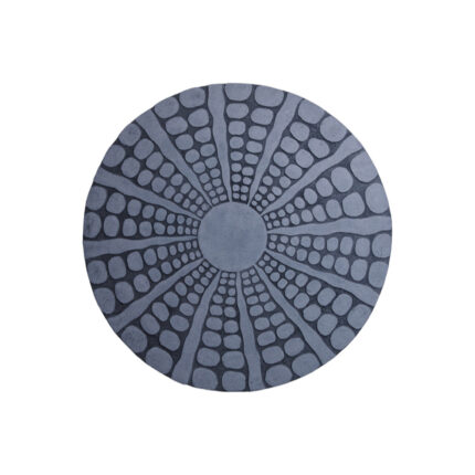 28" X 28" Gray Sandstone Round Wall Decor - Image 2