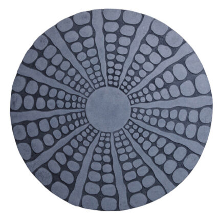 28" X 28" Gray Sandstone Round Wall Decor - Image 4