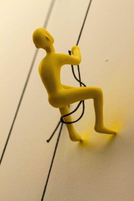 6" X 3" Yellow Resin Novelty Hanging Dimensional Sculpture - Image 5