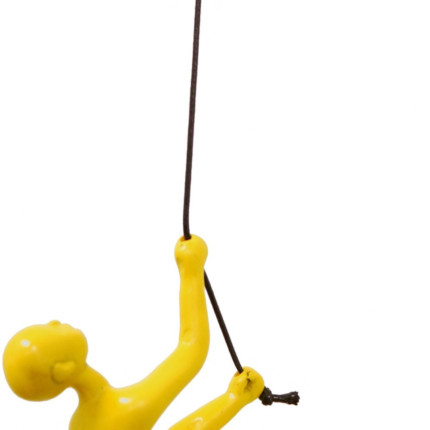 6" X 3" Yellow Resin Novelty Hanging Dimensional Sculpture - Image 4