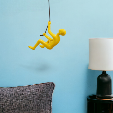 6" X 3" Yellow Resin Novelty Hanging Dimensional Sculpture - Image 2