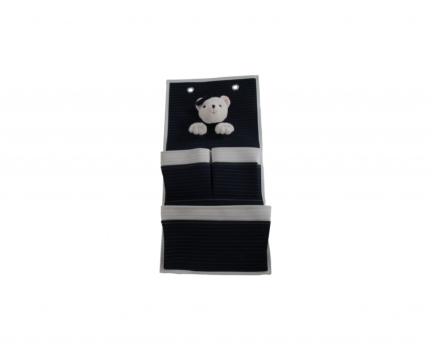 3 Pocket Storage Teddy Bear Wall Hanger - Image 3