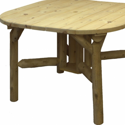 47" Natural Square Solid Wood Outdoor Dining Table - Image 4
