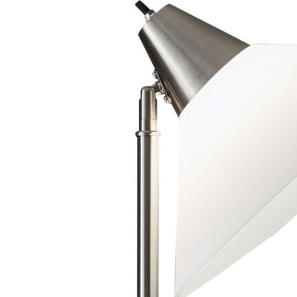 72" Silver With White Plastic Shade - Image 3