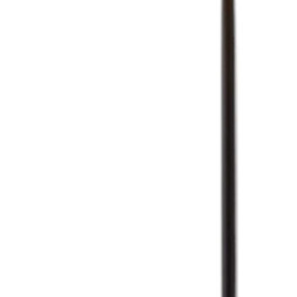 64" Beige And Black Tray Table Floor Lamp With Beige Fabric Drum Shade - Image 3