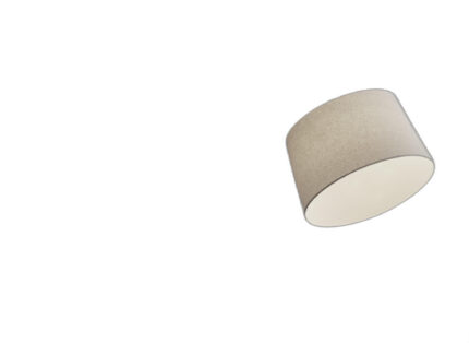 83" Silver Arc Floor Lamp With White Linen Empire Shade - Image 3