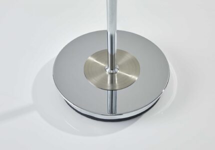 72" Silver With White Glass Shade - Image 6