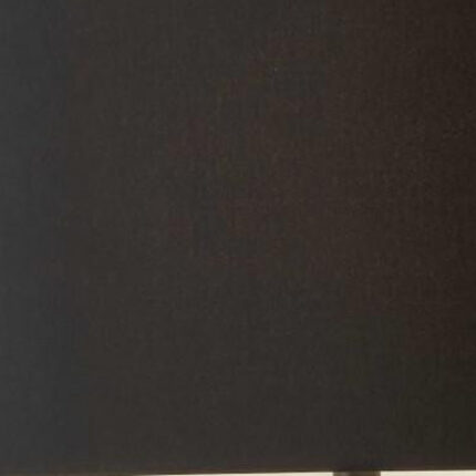62" Black Tripod Floor Lamp With Black Fabric Drum Shade - Image 3