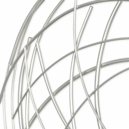 26" X 26" Silver Metal Circle - Image 5