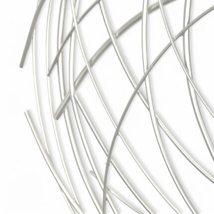 26" X 26" Silver Metal Circle - Image 6