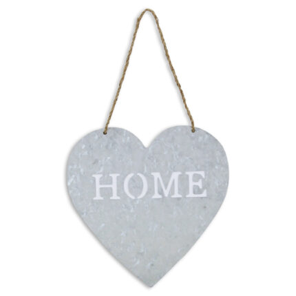 Home Gray Galvanized Cut Out Metal Wall Decor - Image 1