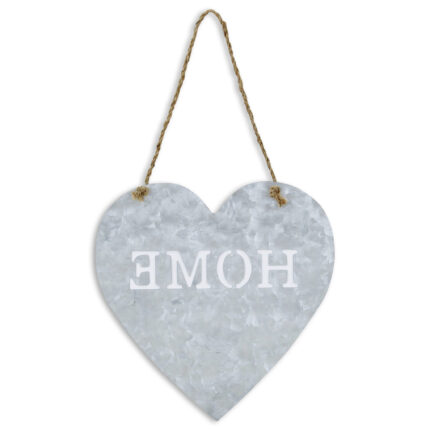 Home Gray Galvanized Cut Out Metal Wall Decor - Image 4