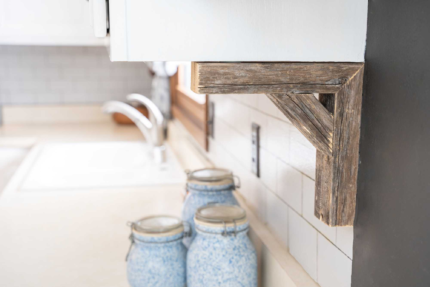 Set Of Two Natural Weathered Gray Corbels - Image 9