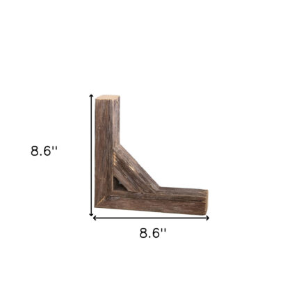 Set Of Two Natural Weathered Gray Corbels - Image 11