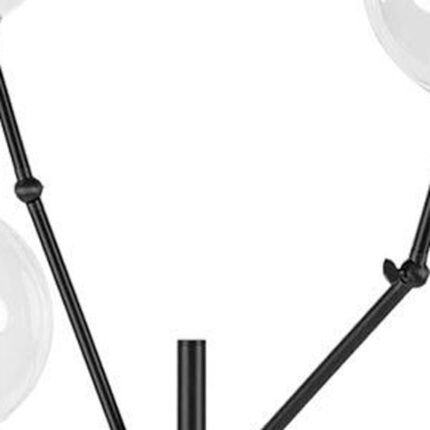 84" Black LED Floor Lamp With White - Image 5