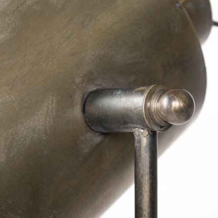 61" Gold LED Floor Lamp With Gold Metal Shade - Image 8