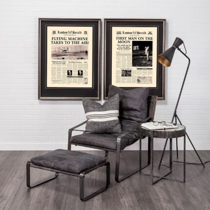 58" Black Metal Tripod Floor Lamp With Black And Gold Metal Cone Shade - Image 10
