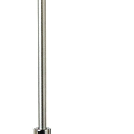 62" Floor Lamp With White Fabric Empire Shade - Image 4