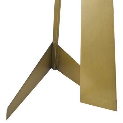 60" Floor Lamp With White Fabric Novelty Shade - Image 6