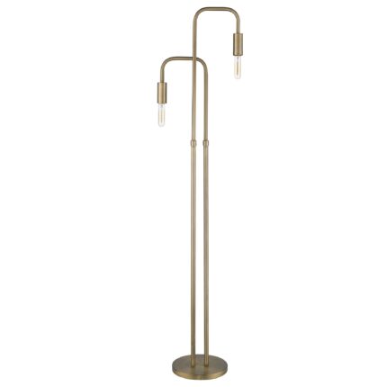 63" Two Light Torchiere Floor Lamp - Image 2