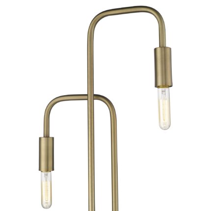 63" Two Light Torchiere Floor Lamp - Image 5