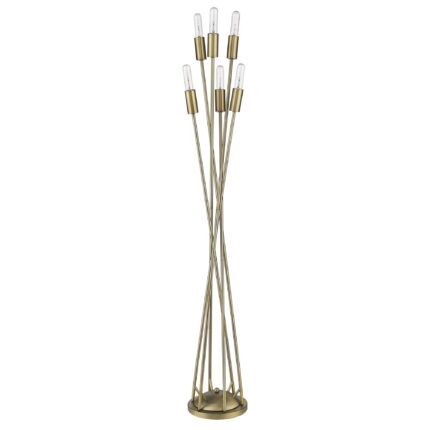60" Six Light Torchiere Floor Lamp - Image 2