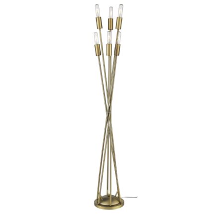 60" Six Light Torchiere Floor Lamp - Image 4