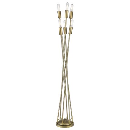60" Six Light Torchiere Floor Lamp - Image 5