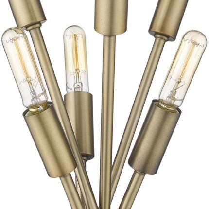60" Six Light Torchiere Floor Lamp - Image 6