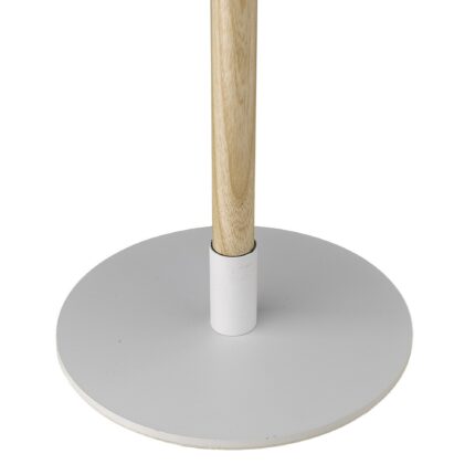55" Brown And White Reading Floor Lamp - Image 4