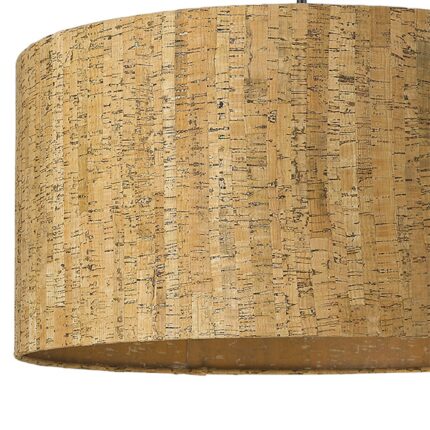 58" Brown And Black Tripod Floor Lamp With Brown Plastic Shade - Image 4