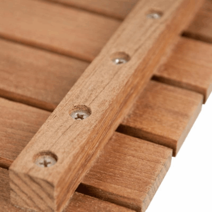20" Premium Teak Shower Bath Mat - Image 11