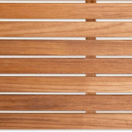 20" Premium Teak Shower Bath Mat - Image 9